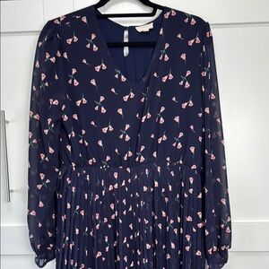 Floral Navy Dress